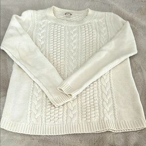 J.Crew cable knit sweater